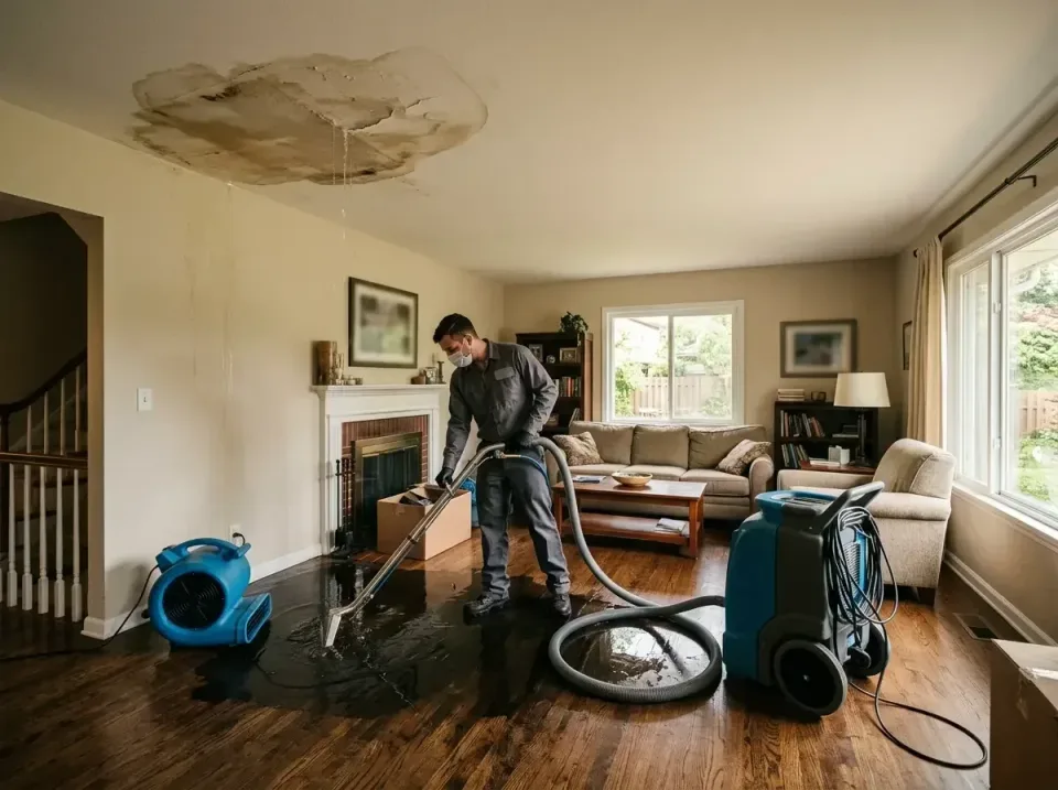 attic-pipe-burst-ceiling-drip-008 — frequently asked questions, Water Damage Restoration & Carpet Care in River Forest, IL